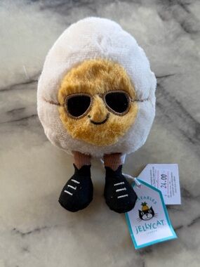 Jellycat Amuseables Boiled Egg Chic Sunglasses NWT